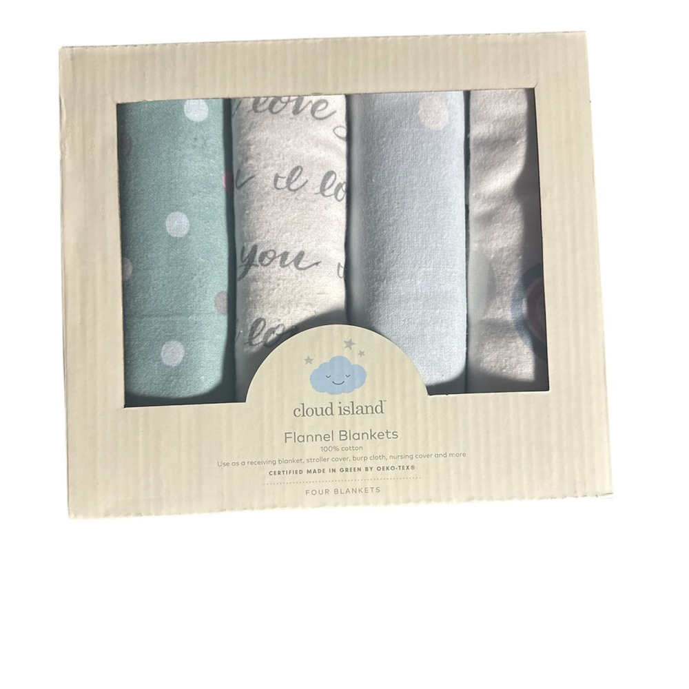 Cloud Island Blue and Gray Blankets & Throws Soft Bedding